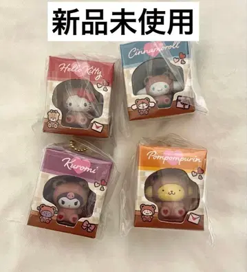 산리오 캐릭터즈 미니어처 패키지 컬렉션 4종 세트