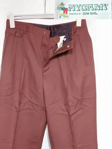 MYCMAK VINTAGE 슬랙스 페이즐리 무늬 구제 의류