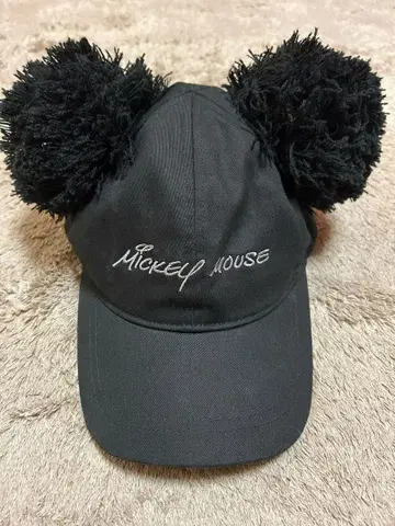 미키마우스 폼폼 포함 캡