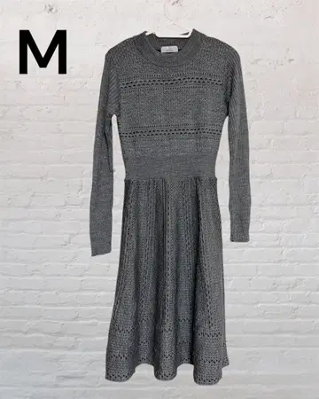 [ 새상품급 ] Bouchon 부숑 스콧 클럽 니트 원피스 A라인 M