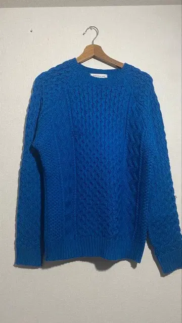 TOMORROWLAND 케이블 니트 스웨터 파랑