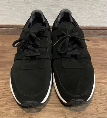 [ 새상품급 ] WH FASTER2 더블 블랙 스웨이드 스니커즈 7