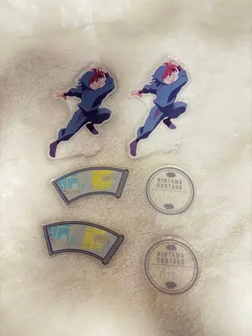 닌타마 란타로 도이 한스케 아크릴 스탠드 2개 세트