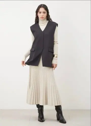 Mila Owen 셋업 베스트 스커트 니트