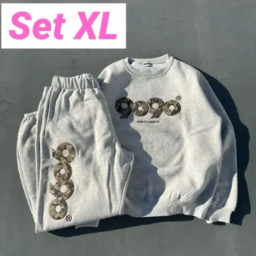 NINETY NINETY 맨투맨 셋업 그레이 XL