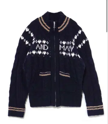 Mary knit cowichan navy