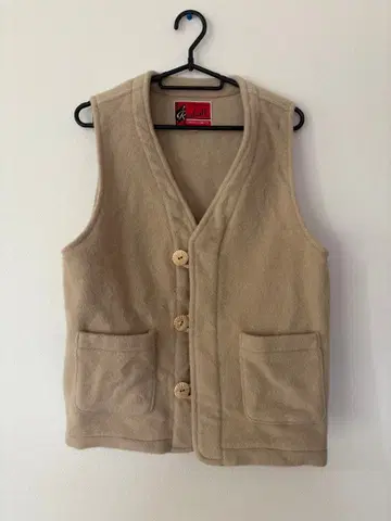 RADIALL 라디얼 베이지 플리스 베스트 사이즈 38