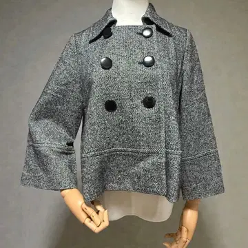 INDIVI 피코트 숏 코트 새상품급