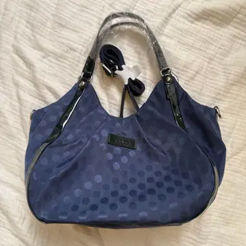 미사용 새상품 Y'SACCS 이삭/2way 토트백/도트 무늬 자카드