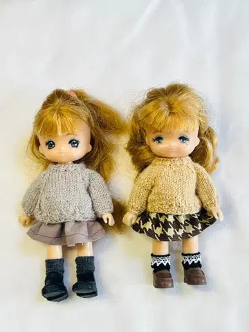 미키와 마키용 심플 스웨터 4종 (스커트 포함)