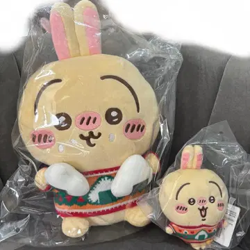 치이카와 (먼작귀) 애니마이 복권 토끼 봉제 인형 키링