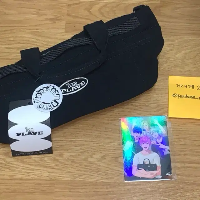 플레이브 응원봉 가방 + 빅포카 세트 판매 / 양도