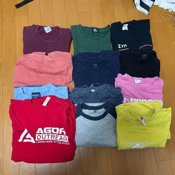 T셔츠 세트 다색 11장