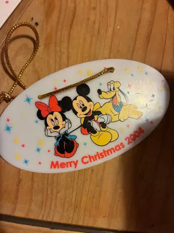 미키 미니 플루토 크리스마스 오너먼트 2004 레어 디즈니