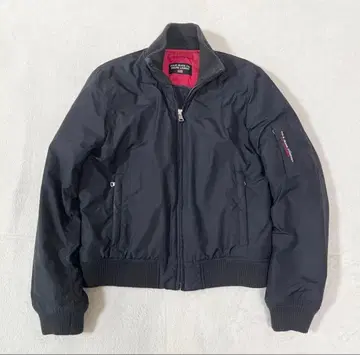 [레어] 폴로 MA-1 플라이트 자켓 블랙 충전솜 블루종