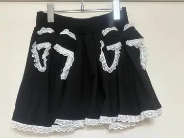 lilLilly 맨투맨 미니 스커트 블랙