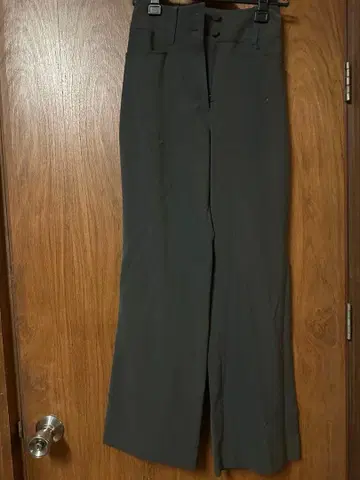 골티에 팬츠 온워드 카시야마 시대 다크 그레이 빅 라벨