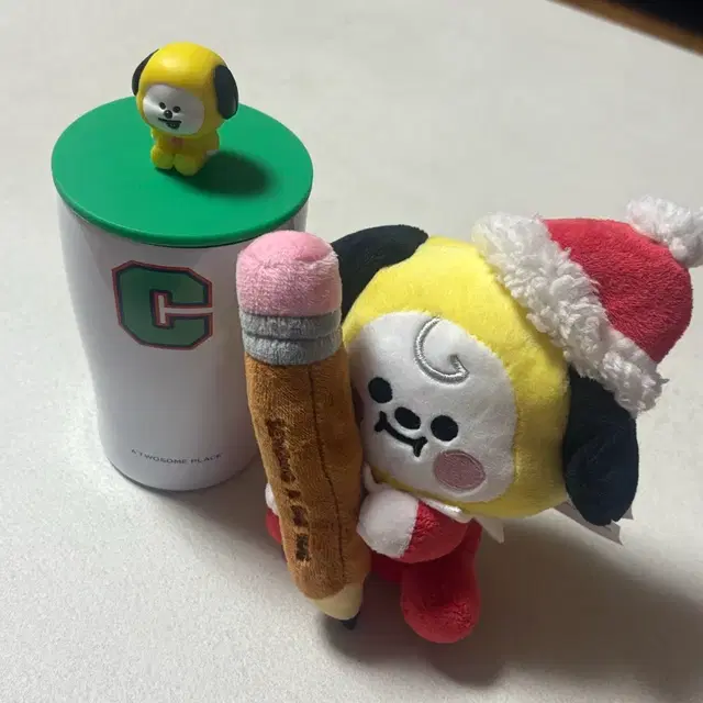 가격내림) BT21 치미 인형 + 투썸 텀블러 일괄 +노트증정