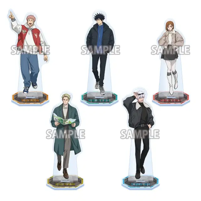 주술회전 쥬쥬페스 아크릴 스탠드 통판 공구 고죠 이타도리 메구미