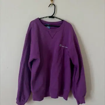 Champion 퍼플 맨투맨 usa