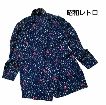 [정찰 가격] [일기일회] 쇼와 레트로 올 패턴 겉옷