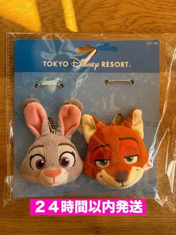 새상품 닉 주디 거울 봉제 인형 주토피아 디즈니