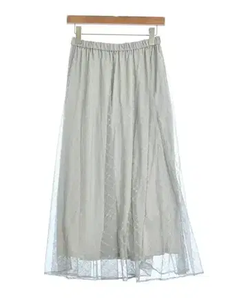 Couture 브로치 롱 맥시 길이 스커트 여성용