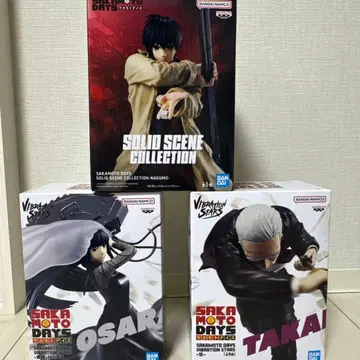 SAKAMOTO DAYS 대불 타카무라 나구모 새상품 3체 세트