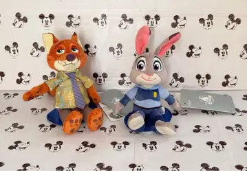 디즈니 스토어 주토피아 주디 닉 어깨 위 봉제 인형