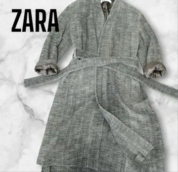 ZARA 자라 가운 코트 롱 그린 L 사이즈