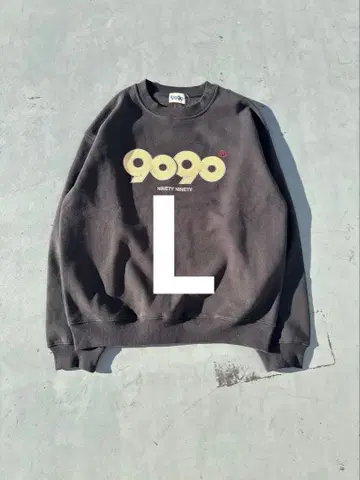 9090 OG 로고 오리지널 크루넥 스웨트