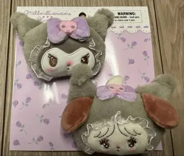 mikko 산리오 캐릭터즈 헤어 클립 세트 수플레 쿠로미