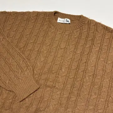 90년대 알파카 케이블 니트