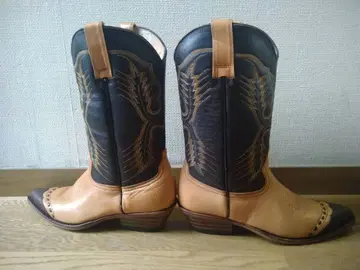 COURIPIE 천연 가죽 웨스턴 부츠