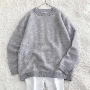 [ 새상품급 ] 뷰티앤유스 유나이티드애로우즈 니트 그레이 복슬복슬