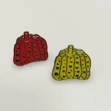 [ 새상품급 ] 쿠사마 야요이 나오시마 노랑 호박 핀 배지 나오시마