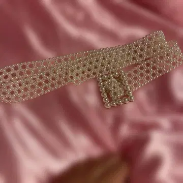 펄 비즈 웨빙 벨트