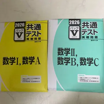 2026 공통 테스트 실천 문제집 준다이 문고 v팩 파이브 수학