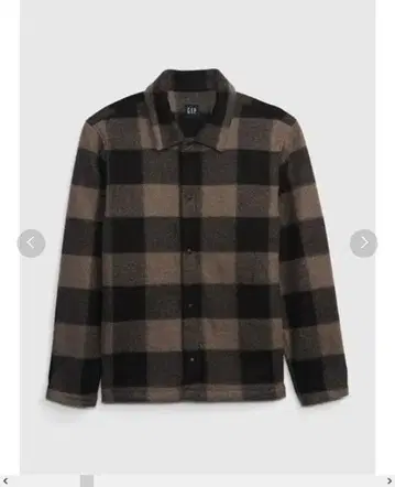 GAP 플리스 코지 셔츠 자켓