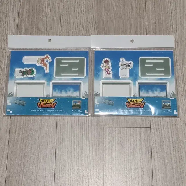 디지몬 아크릴 디오라마 스탠드