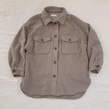 센스 오브 플레이스 셔츠 자켓 아우터 울 긴팔 브라운