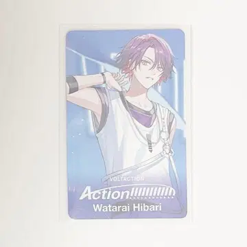 와타라이 히바리 action!!!!!!!!!!!! 포토 카드 니지산지