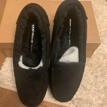 블랙 스웨이드 모카신