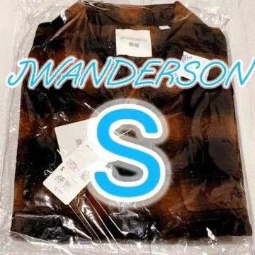 유니클로 JW 앤더슨 브러쉬드 코튼 오버 사이즈 셔츠 브라운 S