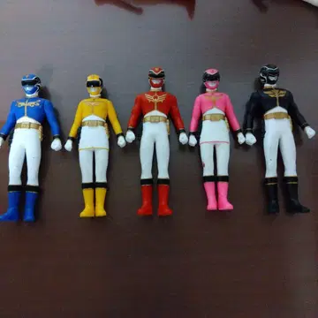 슈퍼전대 히어로 천장전대 고세이저 소프트 비닐 5체