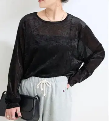 시어 벨로아 티셔츠