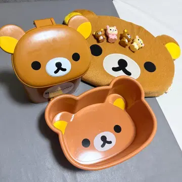 [ 새상품급 ] 리락쿠마 묶음 판매 쓰레기통 양동이 저반발 쿠션