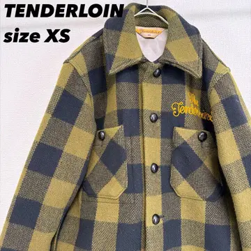 [레어 입수 곤란] 텐더 로인 체크 울 버팔로 코트