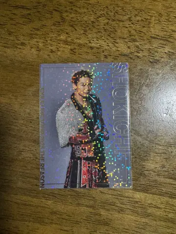 EXILE SHOKICHI 포토 카드 시크릿