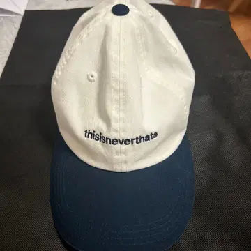 thisisneverthat 캡 화이트/네이비